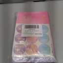 HEJIN 30PCS Tie Dye Party Bags with Stickers, Pink and Purple Small Gift Bags, Mermaid Unicorn Birthday Party Favors Bags for Girls Goodie Bags for Kids Birthday Party, Baby Shower, Halloween, Wedding