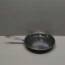 GreenPan Chatham Black Prime Midnight Hard Anodized Healthy Ceramic Nonstick, 12" Frying Pan Skillet with Lid, PFAS-Free, Dishwasher Safe, Oven Safe, Black