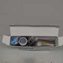 LISAPACK 8ML Atomizer Perfume Spray Bottle for Travel (3 PCS) Empty Cologne Dispenser, Portable Sprayer (Black, Silver, Blue)