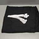 Box Spring Cover Twin/Twin XL Size - Jersey Knit & Stretchy Wrap Around 4 Sides Bed Skirt for Hotel & Home, Black