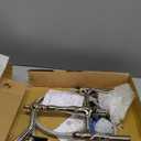 Kingston Brass KS1276ALBS Heritage Bridge Kitchen Faucet, Polished Nickel, 13.88 x 8.56 x 13.13