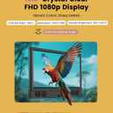 Feihe 15.6 Inch Small Smart TV - Full HD 1080p Compact Flat Screen Smart Television with Wi/Fi, Bluetooth, Voice Remote for Kitchen, Bedroom, RV