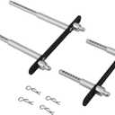 Aluminum Adjustable Body Post Mounts Front and Rear Shell Column for Axial SCX10 II 90046 90047 1/10 RC Crawler Car Parts (Silver)