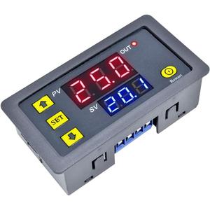 Programmable Cycle Timer Switch Timer Delay Relay LED Digital Display Timing Module (1Piece, DC12V) (Small)