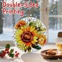 2 x Vibrant Sunflower Christmas Ornaments: Christmas Decorations for Tree & Holiday Decor  Holiday Presents, Gift Ideas for Friends, Coworker, Gardener, and Sunflower Lover