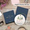 2 x Retirement Gifts for Men and Women - 2025 Thank You Ceramic Ornaments for Christmas Decor, Retirement Party Decorations, Appreciation Gifts, Inspirational Gift for Friends, Teachers, Bosses