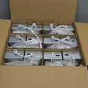 VOLISUN 12 Pack 3 inch Recessed Lighting, 5CCT LED Recessed Light with Junction Box, 2700K-5000K Selectable, Dimmable Canless Wafer Downlight, LED Ceiling Light ETL Certificated (White)