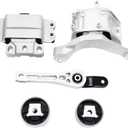 Engine Motor and Transmission Mount Kit Compatible with 2005-2018 Jetta 2.5L L5 Rabbit 2006-2009 L5 2.5L 5PCS 10012 9283 9245 9260 9263 A4928 A6969 A6966 A4927 A6962