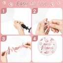 CNhoqc Mothers Day Bobo Balloons - 20Pcs Feliz Dia Mam Transparent Bobo Balloons 16Pcs Rose Gold Sticker Decals Set Moms Birthday Anniversary Home Party Decorations Supplies Bridal Shower Wedding