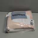 Central Park Ombre Window Curtain Panel Linen Gradient Print on Rayon Blend Fabric Drapery Treatments for Living Room/Bedroom, Cream White to Pink Dust Rose, 40" x 84", Set of 2