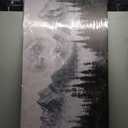 TAIJXAGSG Canvas Wall Art Decor Prints Natural Modern Wall Art Landscape Wall Decorations Mountain Lake View Artwork Pictures For Bedroom Kitchen Office Apartment Decorations 20"40" (grey black)