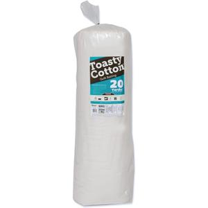 Fairfield Toasty Cotton Quilt Batting, Premium Cotton Batting for Quilting, Ideal for Clothing, Crafts, Wall Hangings, and Quilts, Quilting Supplies, 90" by 20 yd Roll
