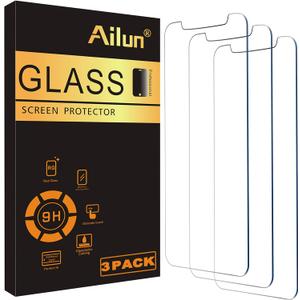 Ailun Screen Protector for iPhone 12 / iPhone 12 Pro 2020 6.1 Inch 3 Pack Case Friendly Tempered Glass