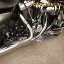 For Harley Floorboards Touring Street Road Glide For Harley Davidson Passenger Floorboards Motorcycle Footboards (Chromed, Comb sets-14-UP Touring)