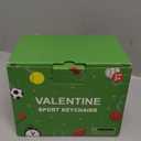 Valentines Day Cards Gifts for Kids Classroom 28 Pack, Mini Foam Sports Ball Keychains with Exchange Cards for Boys Girls, Goodie Bag Stuffers Party Favors School Class Prizes Treats Toys for Toddlers