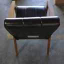 Baxton Studio BBT8011A2-Brown Living-Room-Chairs, Medium, Leather, Dark Brown