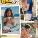 LessonZoo 3 Pack Girls Short Sleeve Slim Fit Tops, 3-Color Set, 13-14 Years