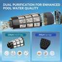 PoolMr Cordless Handheld Pool Vacuum, Rechargeable Pool Cleaner with 18.5 Gal/Min Suction, 60 Min Runtime, Dual-Phase Cleaning System, Ideal for Above Ground Pools, Spas, Hot Tubs, Black