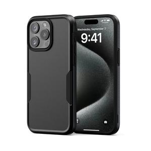 NTG【2023 New Designed for iPhone 15 Pro Max Case, Heavy-Duty Tough Slim Shockproof [2 Layer Structure][Military Grade Protection] Phone Case for iPhone 15 Pro Max(6.7 Inch), Black, Pack Of 5