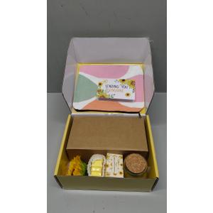 Birthday Gifts for Women Sunflower Gifts Get Well Soon, Sending Sunshine Gift Baskets, Self Care Spa Gift for Women Her Mom Best Friends Sister, Thank You Christmas Day w/Glass Cup