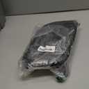 Clear Backpack for Stadium Events Clear Backpack 12x12x6 with Front Pocket for Concert Sport Fashion Women Backpack Events Work Travel (Black)