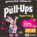 PullUps Girls' Nighttime Potty Training Pants, Training Underwear, 3T4T (3240 lbs), 60 Ct