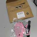 SCENEREAL Dog Socks to Prevent Licking Paws for Hot/Cold Pavement, Dog Boots & Paw Protectors for Small Medium Large Dogs, Senior Dog Grippy Socks Booties for Hardwood Floors Winter Outdoor, Pink M (M(Pack of 4))