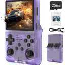 RegiisJoy R40S PRO 30000 in 1 Handheld Game Console 3.5 inch IPS Screen Mini Retro Console 3800mAh Portable Pocket Arcade 45 simulators 256G TF Card