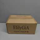 ElilyGiA Water Ripple Glass Pendant Lights Black Pendant Lights Kitchen Island Adjustable Modern Hanging Pendant Light Fixtures for Sink Kitchen Dining Room Foyer Entryway, 2 Pack