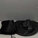 Mepase 5 Pcs Halloween Green Witch Costume Accessories Include Black Cloak Cape Witch Hat Glasses and Broom Gloves for Women Adult Halloween Movie Cosplay Props Role Playing Party Outfits Props