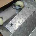 4 Pack Heavy Duty Wheel Dolly Car Tire Stakes Set for Tow or Vehicle Storage Furniture Movers 10,000 lbs Capacity Black (Silver, 4 Dollies)