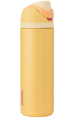 Owala Disney Princess FreeSip Insulated Stainless Steel Water Bottle with Straw for Sports and Travel, BPA-Free Sports Water Bottle, 24 oz, Belle