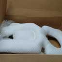 Face Down Pillow,Face Down Pillow After Eye Surgery,BBL Pillows After Surgery Stomach Sleeping pillowing,Home Massage Pillows Facing Down with Shredded Memory Foam and Removable Cover (White)