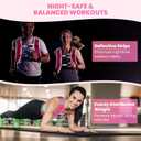 Fragraim Weighted Vest for Women Men - 8lb/10lb/12lb/16lb/22lb/25lb/30lb Weight Vest with Reflective Stripe, Detachable Phone Pouch, Ideal for Walking, Strength Training, Running, Workout, Cardio (Rose)