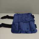 REVIX 16"  9" Flexible Gel Ice Packs Reusable for Lower Back with Strap, Dual-Sided Soft Body Ice Wraps for Shoulder, Neck, Abdomen and Leg Relief, Black 2 Packs