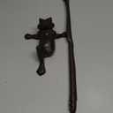16.54" Cast Iron Rustic Frog Toilet Paper Holders,Metal Toilet or Kitchen Paper Holder for Floor or Countertop