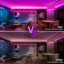 LED neon Lights,50FT RGB Neon Rope Lights,with Remote Control/APP Control,Music Sync,Timer Function,IP67 Waterproof Flexible Neon Strip Lights,for Bedroom Gaming Outdoors Decor
