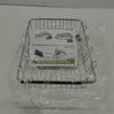 Dish Drying Rack in Sink, Expandable Stainless Steel Dish Drainers for Kitchen Counter, Dish Dryer Rack for Inside Sink, Over The Sink Dish Racks with Utensil Holder, Silver