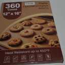 360 Count 12"x 16" Heavy Duty Parchment Paper Sheets for Baking, No-Stick & No-Leak Unbleached Baking Paper, Pre-cut Half Parchment Paper Sheets for Oven, Air Fryer, Microwave