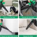Corded Electric Leaf Blower,2 in 1 Small Handheld Lightweight Sweeper/Vacuum,110V 400W Portbale Blower for Leaf/Snow/Dust Blowing (Green)