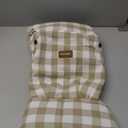 Momcozy Baby Carrier with Natural Cotton Linen, Built to Last, Ergonomic Design, Lightweight and Comfortable, Hands-Free for Moms&Dads, Brown Checkerboard