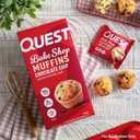 Quest Nutrition Chocolate Chip Muffin, 10g Protein, 2g Net Carb, Less than 1g Sugar, Protein Snack, 8 Count