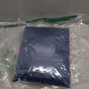 Small Neck Pillow for Recliner Chair Neck Support Pillows Pain Relief Plump Adjustable Filling Nap Airplane Sleeping Little Cushion Minky Dot Denim Blue (Velvet)