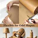 Corrugated Cardboard Roll,24" x 400" Single Face Cushioning Wrap