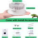 UVB Light for Reptiles, UVA UVB Reptile Light Fixture with Timer LED UVB Bulb for Bearded Dragon Gecko Turtle Chameleon Lizard Snake, Adjustable Brightness UVB Lamp for Reptile Tank Accessories, White