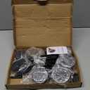 Solar Lights Outdoor Waterproof, 12 Pack 8 LED, Thickened Stainless Steel Ground Light, Solar Garden Lights Landscape Lighting for Patio Pathway Lawn Yard Deck Driveway Walkway, Cool White