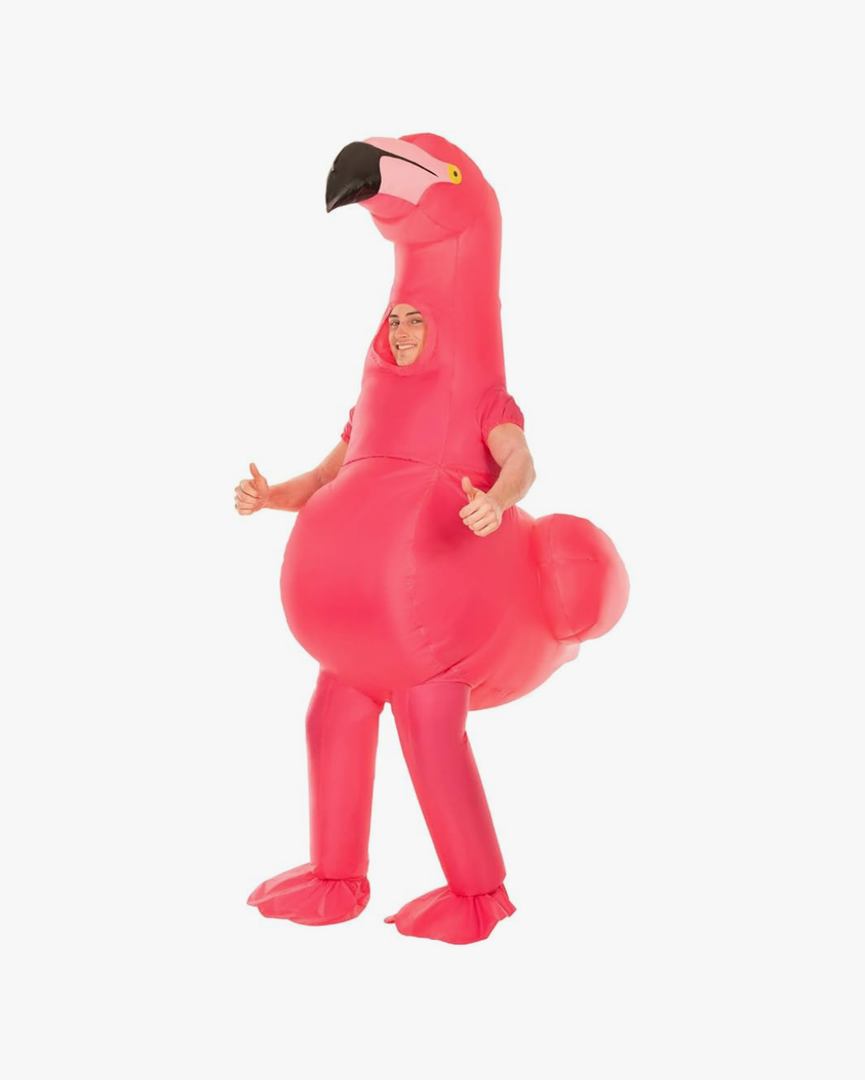 Morph Inflatable Flamingo Costume Adult, Flamingo Inflatable Costume, Blow Up Flamingo Costume, Flamingo Blow Up Costume, Adult Inflatable Costume