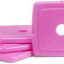 Cool Coolers by Fit + Fresh, Reusable & Long-Lasting Slim Ice Packs, Cold Packs for Lunch Boxes, Ice Packs for Lunch Bags, Purple 8 Pack