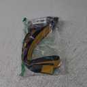 Tool Belt with Plastic Buckle, 2-Inch Adjustable Electrician Work Belt, Adjusts to Fit a 57-Inch(145cm) Waist, Double Webbing Heavy Duty Work Tool Belt - Black and Yellow