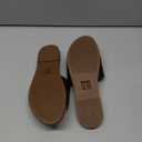 Soda “Board” ~ Women Open Round Toe Single Band Slide Sandal, 8.5, Black